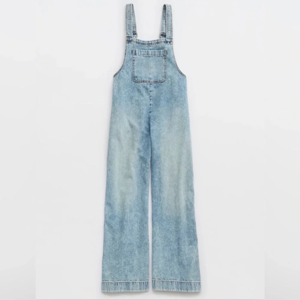 NWT Aerie Denim Overall. Size L. Retail $88. - Picture 1 of 4